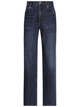 embroidered loose-fit jeans